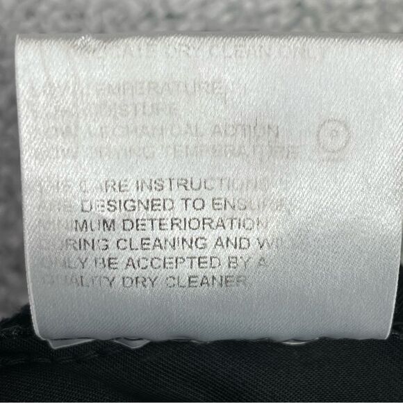 Karen Millen Capri Pants Women's 6 Black Wide Leg Cuffed Low Rise Button Pockets - Picture 8 of 13